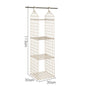 Foldable Space-saving Combination Hanging Clothes Storage Rack