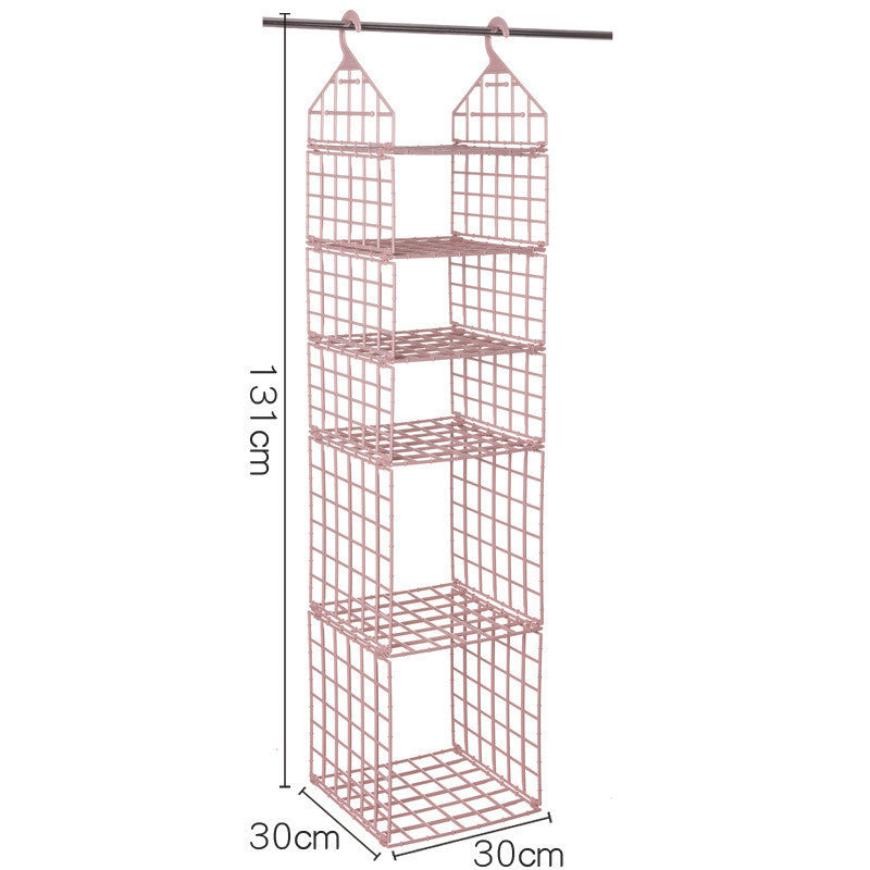 Foldable Space-saving Combination Hanging Clothes Storage Rack