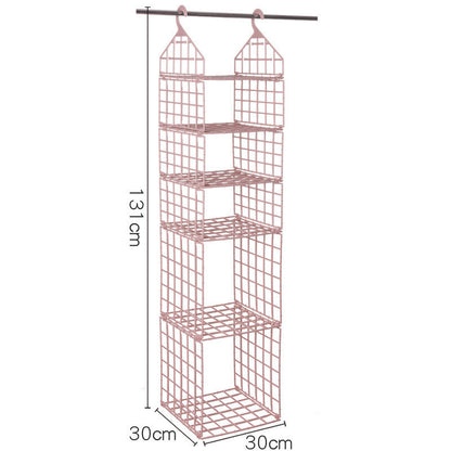 Foldable Space-saving Combination Hanging Clothes Storage Rack