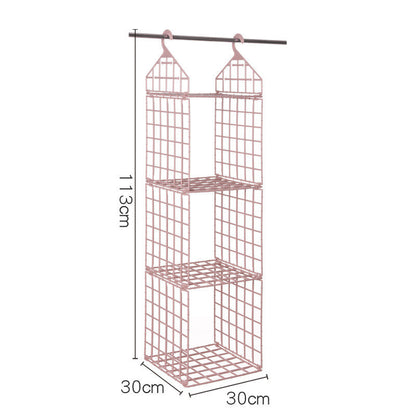 Foldable Space-saving Combination Hanging Clothes Storage Rack