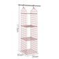 Foldable Space-saving Combination Hanging Clothes Storage Rack