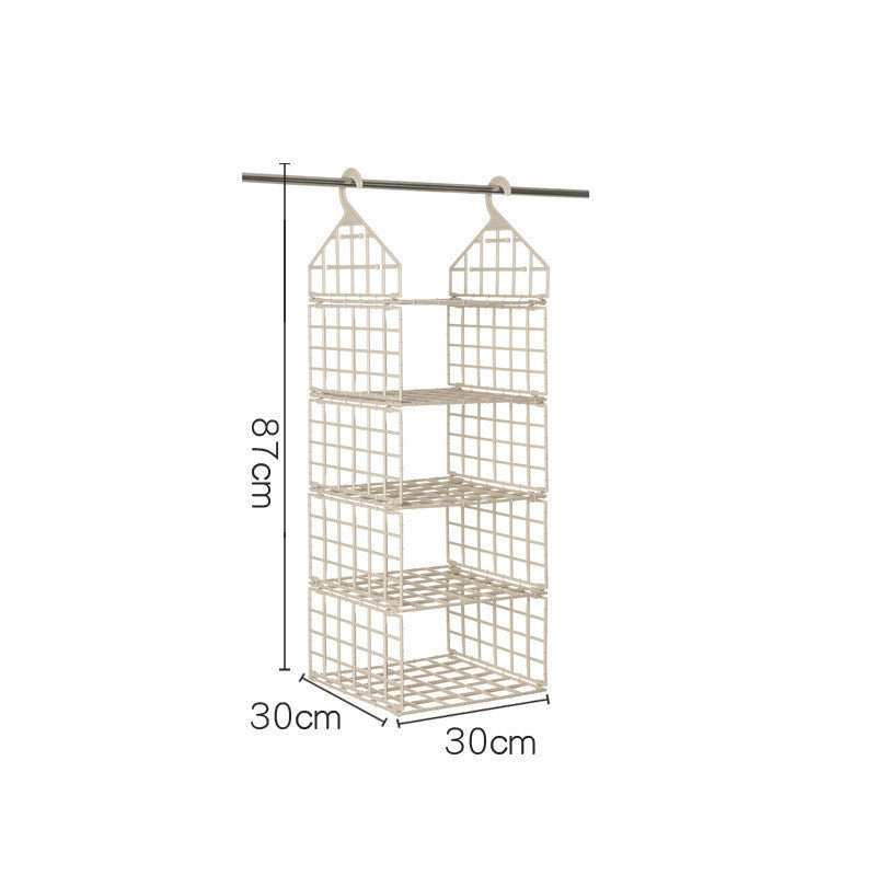 Foldable Space-saving Combination Hanging Clothes Storage Rack
