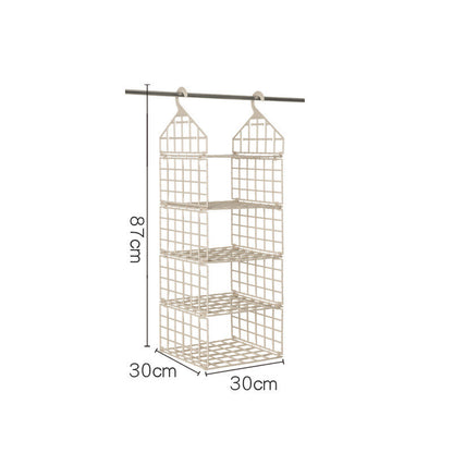 Foldable Space-saving Combination Hanging Clothes Storage Rack