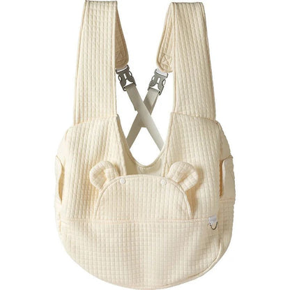 Pet Backpack Comfort Dog Bag Kitten Carrier Outdoor Travel Breathable Cross Design Chest Backpack Bag Supplies Pet Accessories