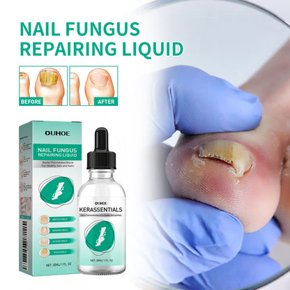 OUHOE Nail Care Nail Soft Nail Care Daily Cleansing Gentle Care Moisturizing Bright Nail Care Solution