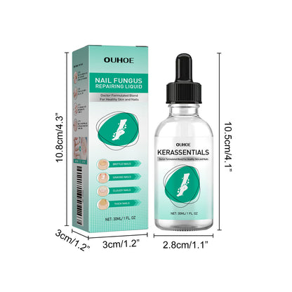 OUHOE Nail Care Nail Soft Nail Care Daily Cleansing Gentle Care Moisturizing Bright Nail Care Solution