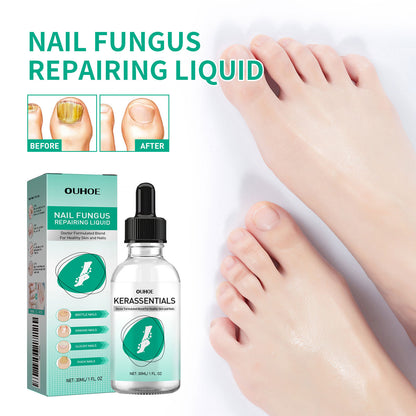 OUHOE Nail Care Nail Soft Nail Care Daily Cleansing Gentle Care Moisturizing Bright Nail Care Solution
